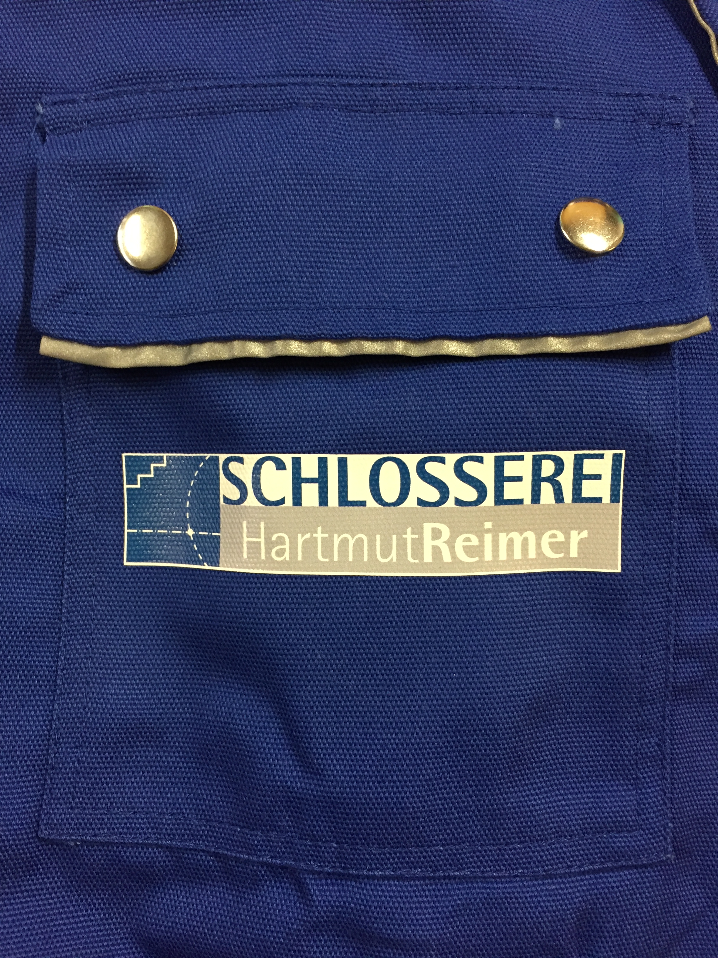 Textildruck für die Bauschlosserei Reimer